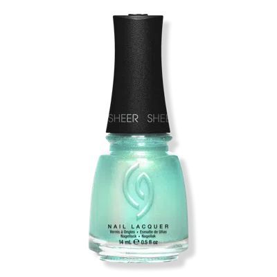 China Glaze Mega Pigment Nail Lacquer, Sheers - Read Receipts