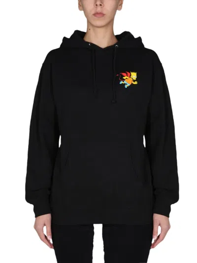 Chinatown Market X The Simpsons "devil Bart" Sweatshirt In Black