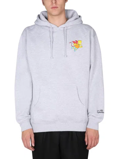 Chinatown Market X The Simpsons Mischief Bart Sweater In Grey