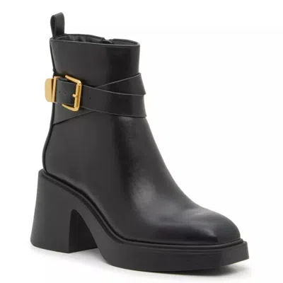 Chinese Laundry Amie Boots Women's Black Block Heel Ankle Bootie Hawk2961