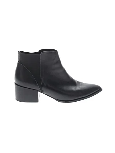 Pre-owned Chinese Laundry Ankle Boots In Black