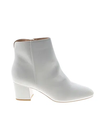 Pre-owned Chinese Laundry Ankle Boots In White
