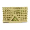 CHINESE LAUNDRY AVALON WOVEN FOLD-OVER CLUTCH