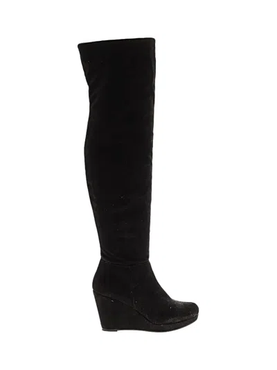 Pre-owned Chinese Laundry Boots In Black