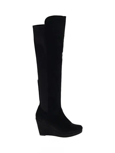 Pre-owned Chinese Laundry Boots In Black