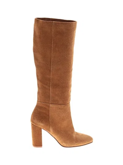 Pre-owned Chinese Laundry Boots In Brown