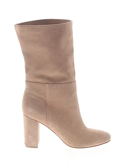 Pre-owned Chinese Laundry Boots In Tan
