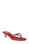 Chinese Laundry Brissa Kitten Heel Flip Flop In Red