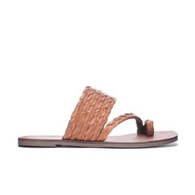 Chinese Laundry Brunch Rayva Woven Sandal In Brown