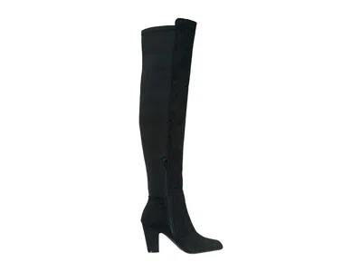 Chinese Laundry Canyons Boots Women's Black Faux Suede Over The Knee Jobb556