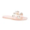 Chinese Laundry Carlo Pearly Double Strap Slide Sandal In Pink