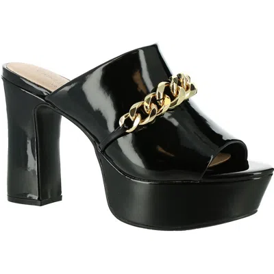Chinese Laundry Ditzy Womens Chain Peep Toe Mules