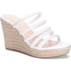 Chinese Laundry Eleana Espadrille Wedge Sandal In White
