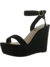 Chinese Laundry Ellina Womens Faux Suede Platform Wedge Sandals In Multi