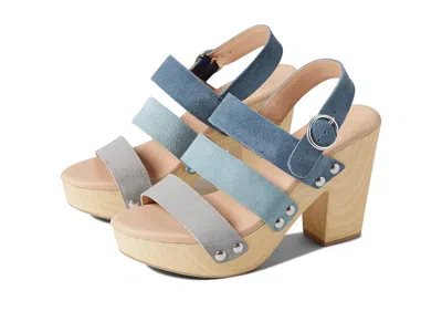 Chinese Laundry Fenny Women's Shoes Blue Multi Split Suede: 9.5 M