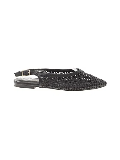 Pre-owned Chinese Laundry Flats In Black