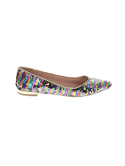 Pre-owned Chinese Laundry Flats In Silver