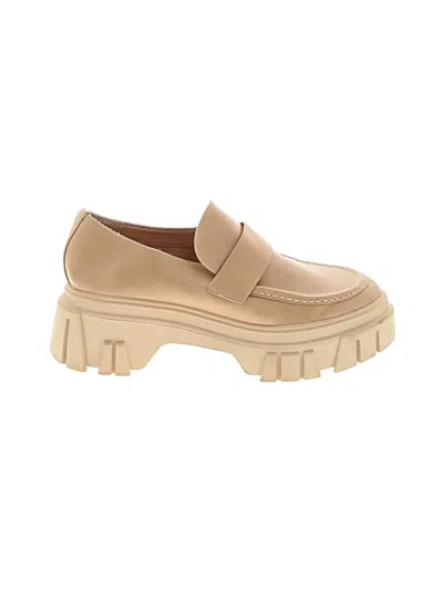 Pre-owned Chinese Laundry Flats In Tan