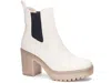 Chinese Laundry Women's Chelsea Boot In Cream In White