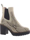 Chinese Laundry Womens Patent Block Heel Chelsea Boots In Multi