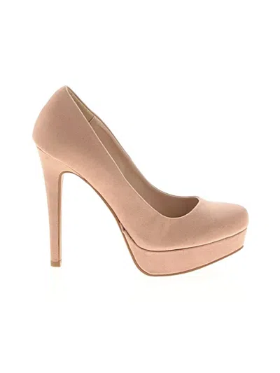 Pre-owned Chinese Laundry Heels In Tan