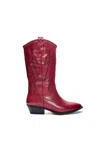 Chinese Laundry Josea Western Boot In Red In Red