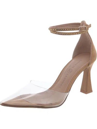 Chinese Laundry Keeva Womens Faux Suede Pumps Ankle Strap In Multi