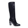 CHINESE LAUNDRY KRAFTY CROCO BOOT IN BLACK