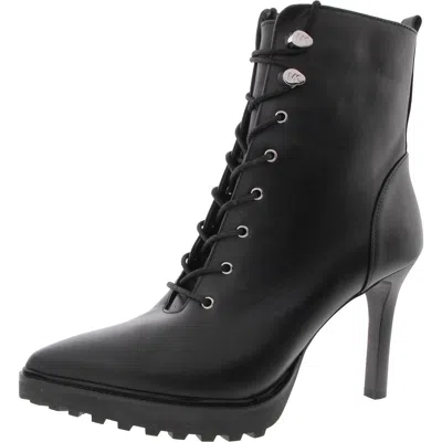 Chinese Laundry Kristin Cavallari Kyle Womens Leather Pointed Toe Booties In Black