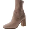 Chinese Laundry Kyrie Womens Suede Square Toe Mid-calf Boots In Multi