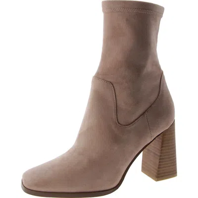 Chinese Laundry Kyrie Womens Suede Square Toe Mid-calf Boots In Multi
