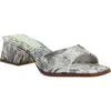 Chinese Laundry Liinda Slide Sandal In Blue Multi