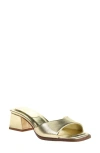 Chinese Laundry Liinda Slide Sandal In Gold