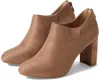 Chinese Laundry Logic Boot Women 9.5 Taupe Suede Block Heel Ankle Booties Khd750