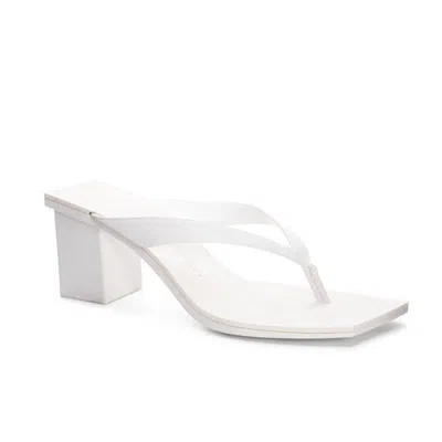 Chinese Laundry Marna Heeled Sandal In White