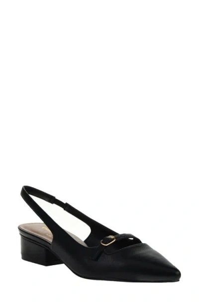 Chinese Laundry Maude Slingback Pointed Toe Pump In Black