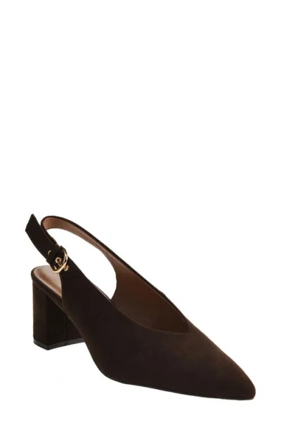 Chinese Laundry Menny Pointed Toe Slingback Pump In Brown