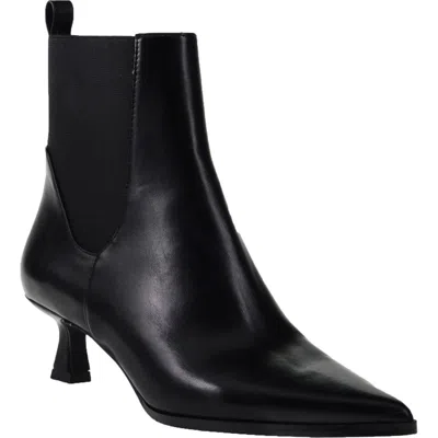 Shop Chinese Laundry Novva Pointed Toe Kitten Heel Chelsea Boot In Black
