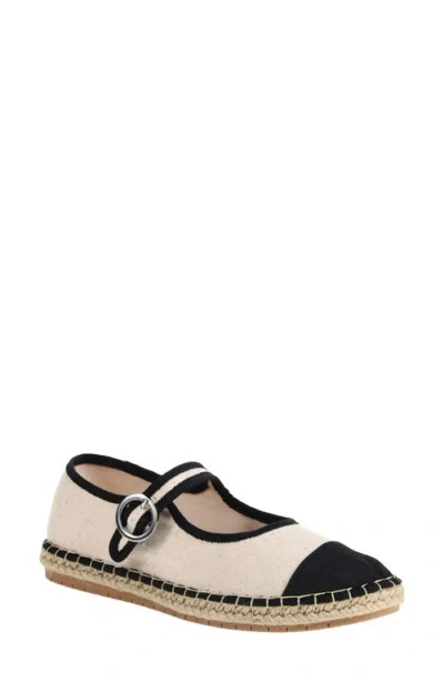 Chinese Laundry Palomaa Espadrille Mary Jane Cap Toe Flat In Cream