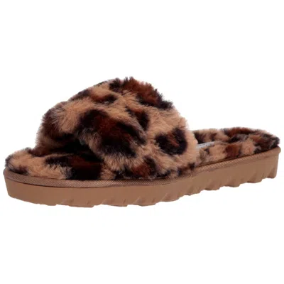 Chinese Laundry Rally Slide Sandal Natural Leopard Rallyleopardff-402 Women's In Brown