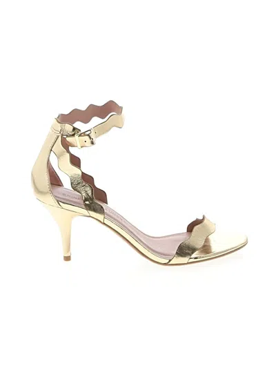 Pre-owned Chinese Laundry Sandals In Gold