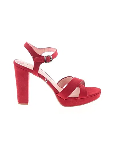 Pre-owned Chinese Laundry Sandals In Red