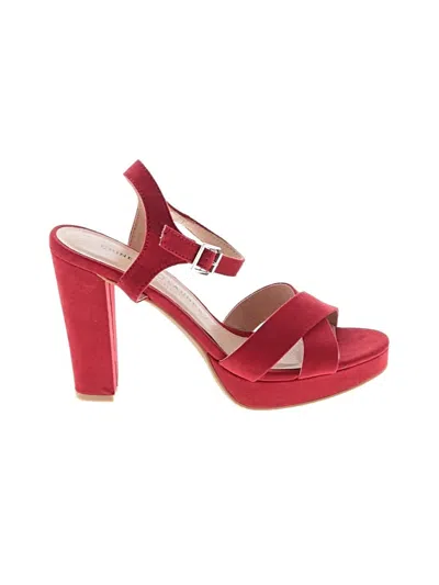 Pre-owned Chinese Laundry Sandals In Red