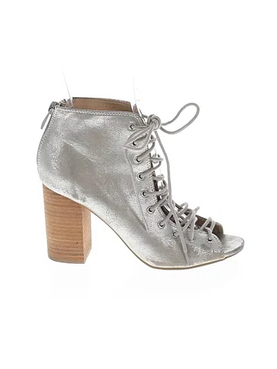 Pre-owned Chinese Laundry Sandals In Silver