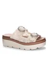 Chinese Laundry Sonder Platform Slide Sandal In Macrame In Multi
