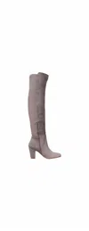 Chinese Laundry Stacked Heeled Boots In Grey In Grey