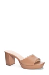 Chinese Laundry Tai Platform Sandal In Tan