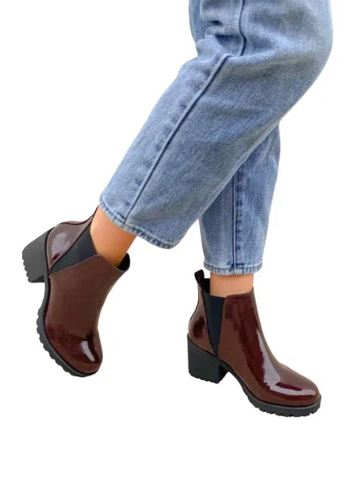 Chinese Laundry Take Me On Booties In Burgundy In Black