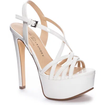 Chinese Laundry Teaser2 Platform Sandal In White