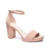 CHINESE LAUNDRY TERRI HEEL IN DARK NUDE